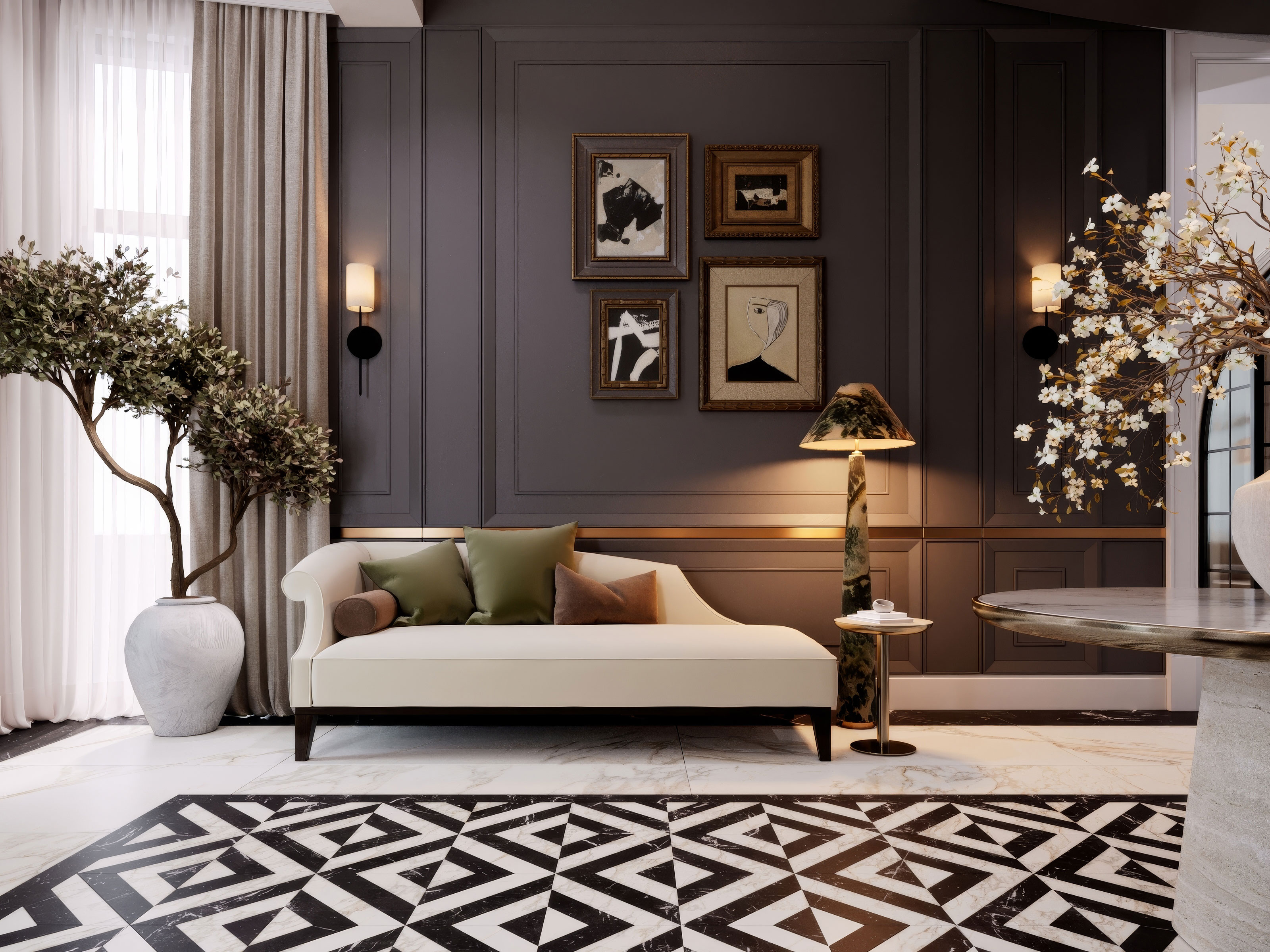 Sea Breeze Villa — interior design & visualization, image 4